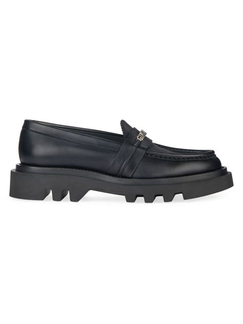 Shop Givenchy Elba Logo Loafers 